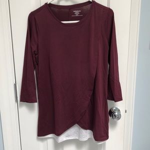 Motherhood Maternity Nursing Top- size small